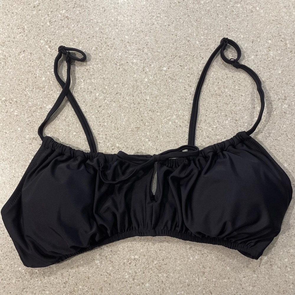 NWT Old Navy Black Bikini Top size Large